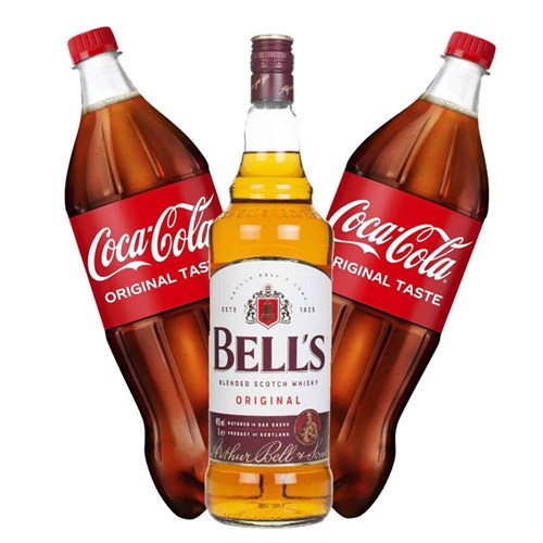 Bells Whisky with Coca-Cola Mixer